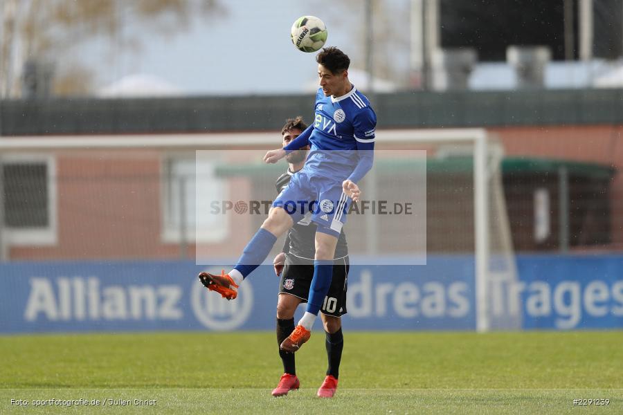 Lukas Mazagg, Main-Echo Arena, Alzenau, 06.04.2021, DFB, sport, action, Fussball, Deutschland, April 2021, Saison 2020/2021, FSV, FCB, 4. Liga, Regionalliga, Regionalliga Südwest, FSV Frankfurt, FC Bayern Alzenau - Bild-ID: 2291239