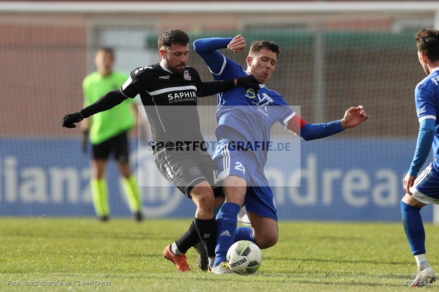 Marcel Andreas Wilke, Muhamed Alawie, Main-Echo Arena, Alzenau, 06.04.2021, DFB, sport, action, Fussball, Deutschland, April 2021, Saison 2020/2021, FSV, FCB, 4. Liga, Regionalliga, Regionalliga Südwest, FSV Frankfurt, FC Bayern Alzenau - Bild-ID: 2291242