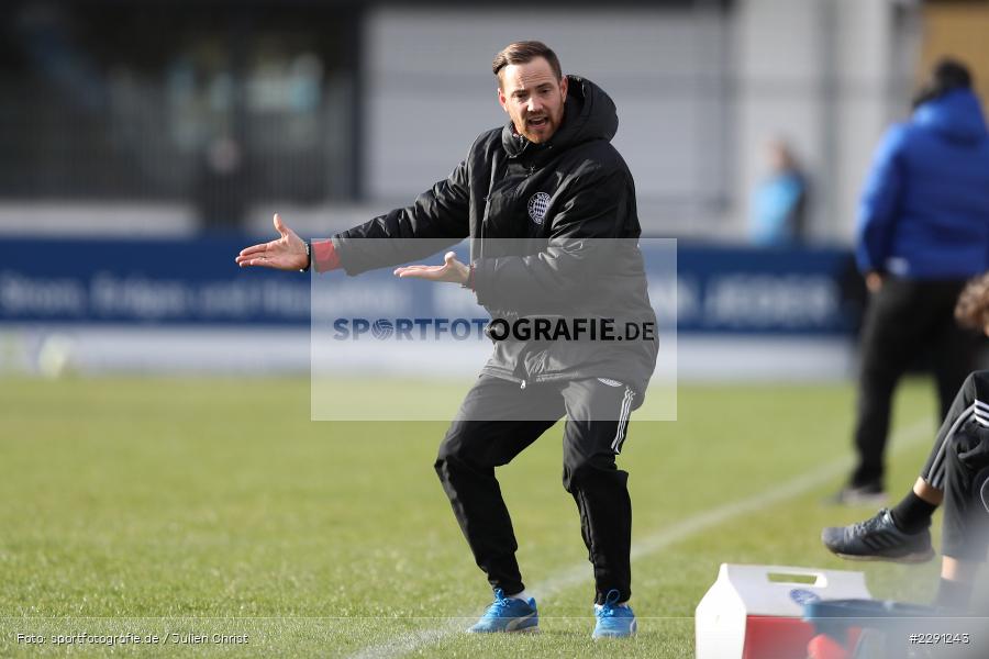 wütend, Hände, Arme, gestikuliert, Fabian Bäcker, Main-Echo Arena, Alzenau, 06.04.2021, DFB, sport, action, Fussball, Deutschland, April 2021, Saison 2020/2021, FSV, FCB, 4. Liga, Regionalliga, Regionalliga Südwest, FSV Frankfurt, FC Bayern Alzenau - Bild-ID: 2291243