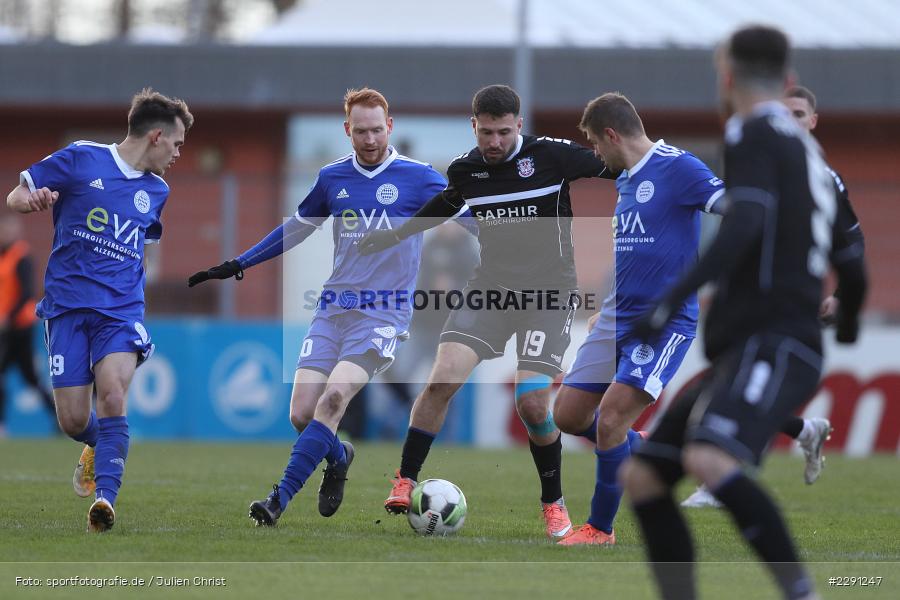 Kreso Ljubicic, Nils Fischer, Muhamed Alawie, Main-Echo Arena, Alzenau, 06.04.2021, DFB, sport, action, Fussball, Deutschland, April 2021, Saison 2020/2021, FSV, FCB, 4. Liga, Regionalliga, Regionalliga Südwest, FSV Frankfurt, FC Bayern Alzenau - Bild-ID: 2291247