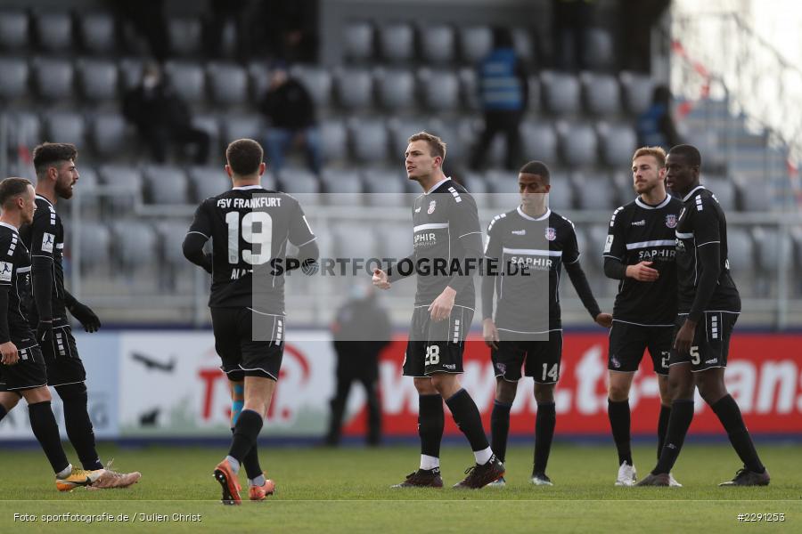 Dominik Nothnagel, Torjubel, Leonhard von Schrötter, Main-Echo Arena, Alzenau, 06.04.2021, DFB, sport, action, Fussball, Deutschland, April 2021, Saison 2020/2021, FSV, FCB, 4. Liga, Regionalliga, Regionalliga Südwest, FSV Frankfurt, FC Bayern Alzenau - Bild-ID: 2291253