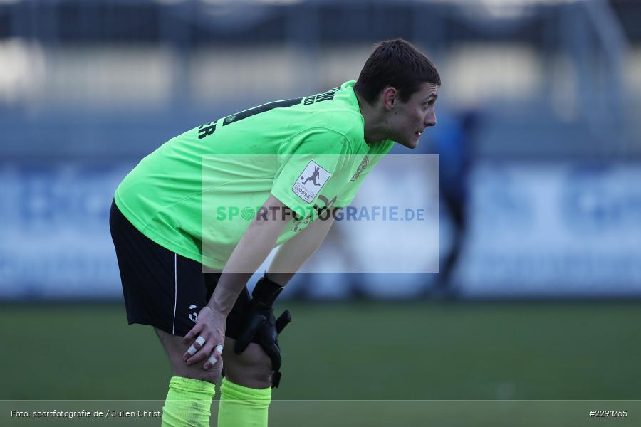 enttäuscht, Sandro Kerber, Main-Echo Arena, Alzenau, 06.04.2021, DFB, sport, action, Fussball, Deutschland, April 2021, Saison 2020/2021, FSV, FCB, 4. Liga, Regionalliga, Regionalliga Südwest, FSV Frankfurt, FC Bayern Alzenau - Bild-ID: 2291265