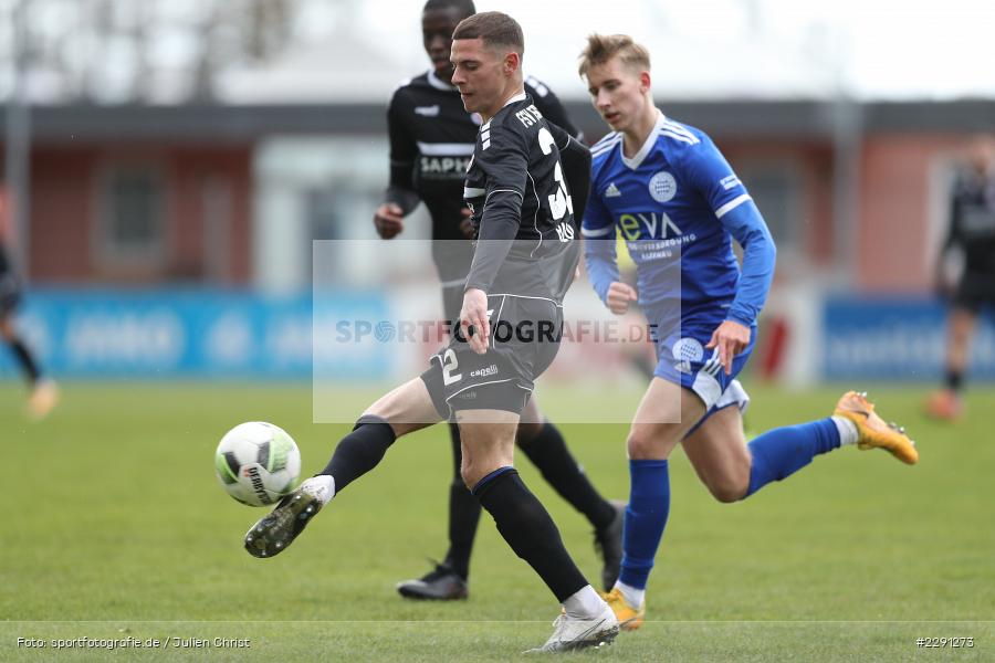 Luca Bazzoli, Main-Echo Arena, Alzenau, 06.04.2021, DFB, sport, action, Fussball, Deutschland, April 2021, Saison 2020/2021, FSV, FCB, 4. Liga, Regionalliga, Regionalliga Südwest, FSV Frankfurt, FC Bayern Alzenau - Bild-ID: 2291273