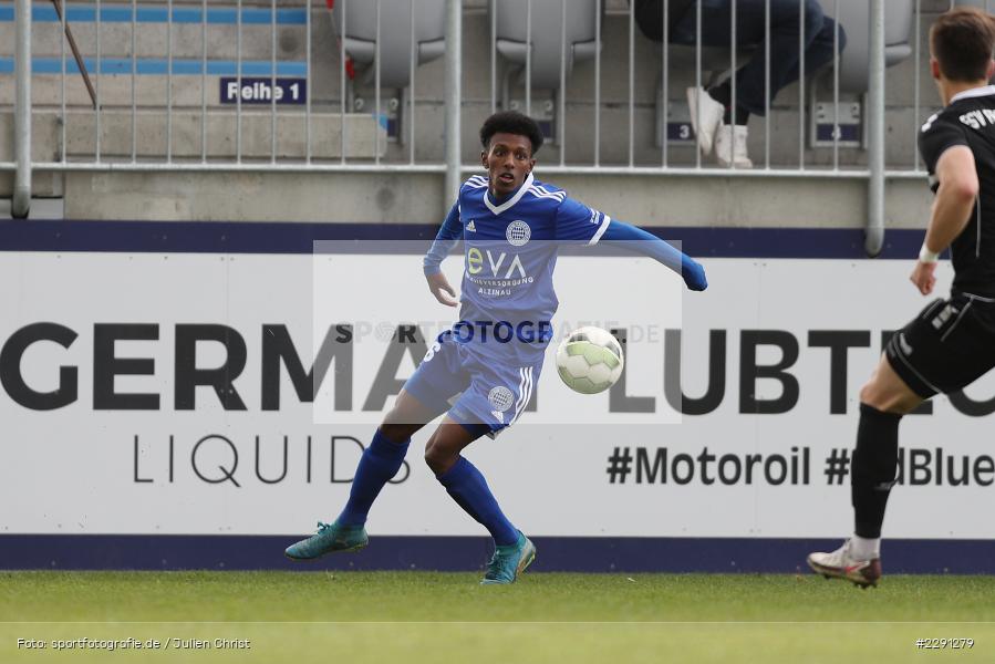 Henok Teklab, Main-Echo Arena, Alzenau, 06.04.2021, DFB, sport, action, Fussball, Deutschland, April 2021, Saison 2020/2021, FSV, FCB, 4. Liga, Regionalliga, Regionalliga Südwest, FSV Frankfurt, FC Bayern Alzenau - Bild-ID: 2291279