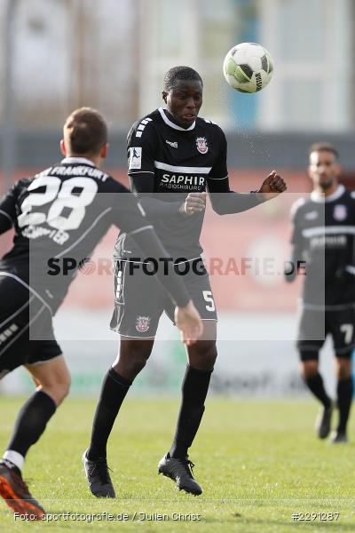 Alieu Sawaneh, Main-Echo Arena, Alzenau, 06.04.2021, DFB, sport, action, Fussball, Deutschland, April 2021, Saison 2020/2021, FSV, FCB, 4. Liga, Regionalliga, Regionalliga Südwest, FSV Frankfurt, FC Bayern Alzenau - Bild-ID: 2291287