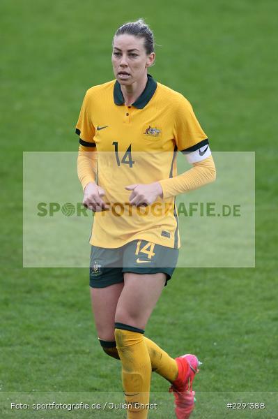 Alanna Kennedy, 10.04.2021, DFB, sport, action, Fussball, April 2021, Australia, Germany, BRITA-Arena, AUS, GER, Wiesbaden, Frauen-Länderspiel, Länderspiel, Australien, Deutschland - Bild-ID: 2291388 Alanna Kennedy, 10.04.2021, DFB, sport, action, Fussball, April 2021, Australia, Germany, BRITA-Arena, AUS, GER, Wiesbaden, Frauen-Länderspiel, Länderspiel, Australien, Deutschland - Bild-ID: 2291388