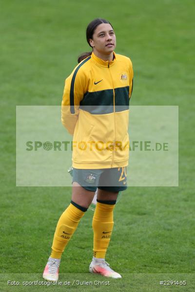 Sam Kerr, 10.04.2021, DFB, sport, action, Fussball, April 2021, Australia, Germany, BRITA-Arena, AUS, GER, Wiesbaden, Frauen-Länderspiel, Länderspiel, Australien, Deutschland - Bild-ID: 2291465 Sam Kerr, 10.04.2021, DFB, sport, action, Fussball, April 2021, Australia, Germany, BRITA-Arena, AUS, GER, Wiesbaden, Frauen-Länderspiel, Länderspiel, Australien, Deutschland - Bild-ID: 2291465