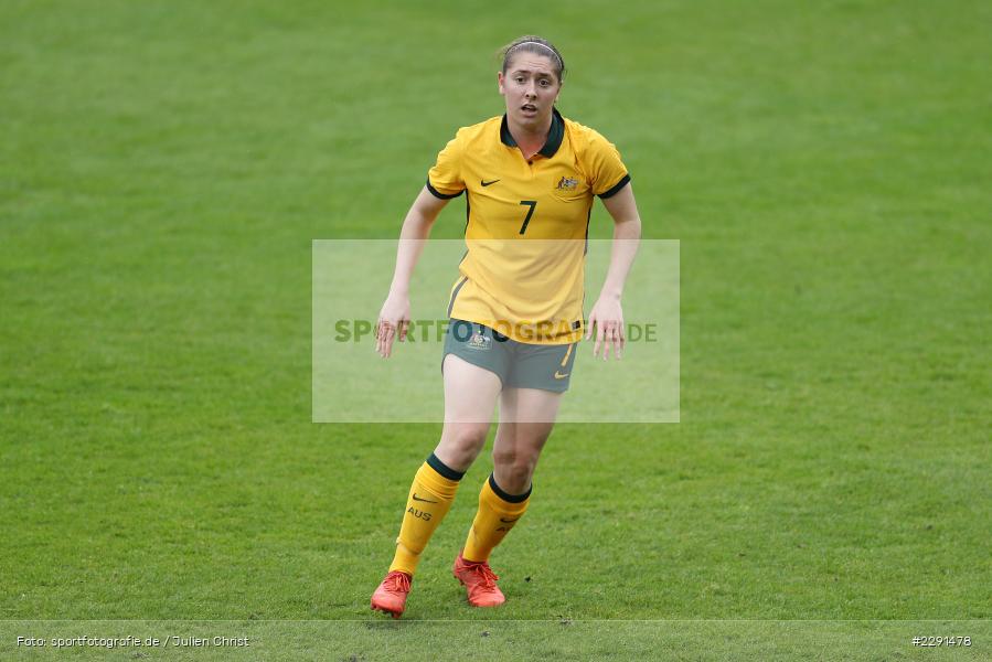 Karly Roestbakken, 10.04.2021, DFB, sport, action, Fussball, April 2021, Australia, Germany, BRITA-Arena, AUS, GER, Wiesbaden, Frauen-Länderspiel, Länderspiel, Australien, Deutschland - Bild-ID: 2291478 Karly Roestbakken, 10.04.2021, DFB, sport, action, Fussball, April 2021, Australia, Germany, BRITA-Arena, AUS, GER, Wiesbaden, Frauen-Länderspiel, Länderspiel, Australien, Deutschland - Bild-ID: 2291478