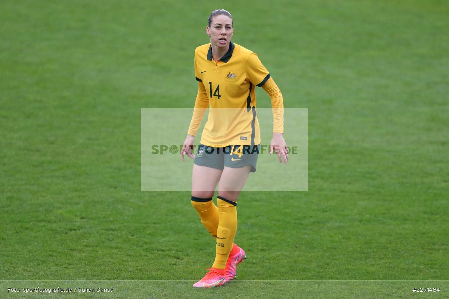 Alanna Kennedy, 10.04.2021, DFB, sport, action, Fussball, April 2021, Australia, Germany, BRITA-Arena, AUS, GER, Wiesbaden, Frauen-Länderspiel, Länderspiel, Australien, Deutschland - Bild-ID: 2291484 Alanna Kennedy, 10.04.2021, DFB, sport, action, Fussball, April 2021, Australia, Germany, BRITA-Arena, AUS, GER, Wiesbaden, Frauen-Länderspiel, Länderspiel, Australien, Deutschland - Bild-ID: 2291484