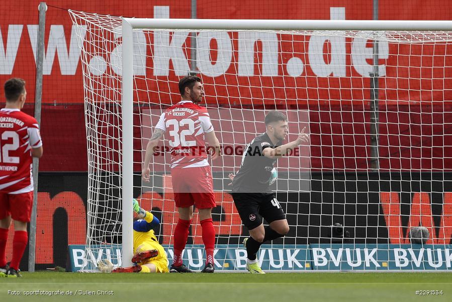 Torjubel, Eric Shuranov, FLYERALARM Arena, Würzburg, 11.04.2021, DFL, sport, action, Fussball, Deutschland, April 2021, Saison 2020/2021, FCN, FWK, Bundesliga, 2. Bundesliga, 1. FC Nürnberg, FC Würzburger Kickers - Bild-ID: 2291534 Torjubel, Eric Shuranov, FLYERALARM Arena, Würzburg, 11.04.2021, DFL, sport, action, Fussball, Deutschland, April 2021, Saison 2020/2021, FCN, FWK, Bundesliga, 2. Bundesliga, 1. FC Nürnberg, FC Würzburger Kickers - Bild-ID: 2291534