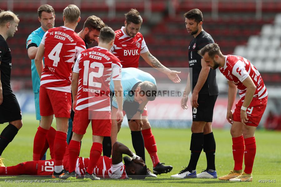 Schiedsrichter Tobias Reichel, Foul, Ridge Munsy, FLYERALARM Arena, Würzburg, 11.04.2021, DFL, sport, action, Fussball, Deutschland, April 2021, Saison 2020/2021, FCN, FWK, Bundesliga, 2. Bundesliga, 1. FC Nürnberg, FC Würzburger Kickers - Bild-ID: 2291543 Schiedsrichter Tobias Reichel, Foul, Ridge Munsy, FLYERALARM Arena, Würzburg, 11.04.2021, DFL, sport, action, Fussball, Deutschland, April 2021, Saison 2020/2021, FCN, FWK, Bundesliga, 2. Bundesliga, 1. FC Nürnberg, FC Würzburger Kickers - Bild-ID: 2291543