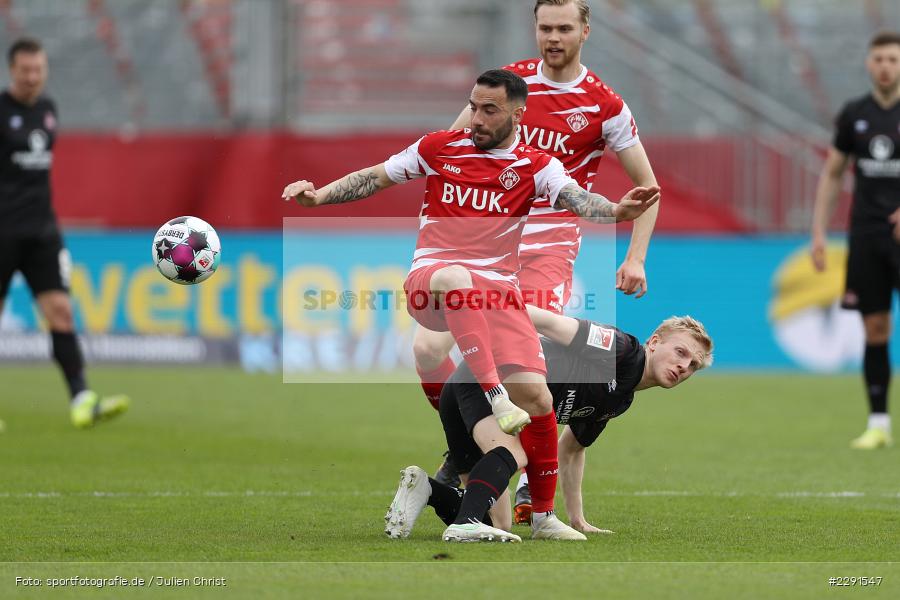 Mats Møller Dæhli, Mitja Lotric, FLYERALARM Arena, Würzburg, 11.04.2021, DFL, sport, action, Fussball, Deutschland, April 2021, Saison 2020/2021, FCN, FWK, Bundesliga, 2. Bundesliga, 1. FC Nürnberg, FC Würzburger Kickers - Bild-ID: 2291547 Mats Møller Dæhli, Mitja Lotric, FLYERALARM Arena, Würzburg, 11.04.2021, DFL, sport, action, Fussball, Deutschland, April 2021, Saison 2020/2021, FCN, FWK, Bundesliga, 2. Bundesliga, 1. FC Nürnberg, FC Würzburger Kickers - Bild-ID: 2291547