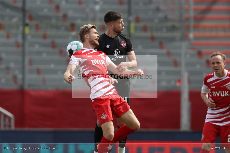 Eric Shuranov, Lars Dietz, FLYERALARM Arena, Würzburg, 11.04.2021, DFL, sport, action, Fussball, Deutschland, April 2021, Saison 2020/2021, FCN, FWK, Bundesliga, 2. Bundesliga, 1. FC Nürnberg, FC Würzburger Kickers - Bild-ID: 2291554 Eric Shuranov, Lars Dietz, FLYERALARM Arena, Würzburg, 11.04.2021, DFL, sport, action, Fussball, Deutschland, April 2021, Saison 2020/2021, FCN, FWK, Bundesliga, 2. Bundesliga, 1. FC Nürnberg, FC Würzburger Kickers - Bild-ID: 2291554