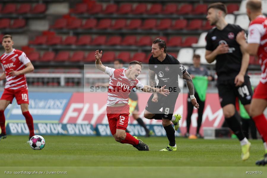 Manuel Schäffler, Patrick Sontheimer, FLYERALARM Arena, Würzburg, 11.04.2021, DFL, sport, action, Fussball, Deutschland, April 2021, Saison 2020/2021, FCN, FWK, Bundesliga, 2. Bundesliga, 1. FC Nürnberg, FC Würzburger Kickers - Bild-ID: 2291570 Manuel Schäffler, Patrick Sontheimer, FLYERALARM Arena, Würzburg, 11.04.2021, DFL, sport, action, Fussball, Deutschland, April 2021, Saison 2020/2021, FCN, FWK, Bundesliga, 2. Bundesliga, 1. FC Nürnberg, FC Würzburger Kickers - Bild-ID: 2291570