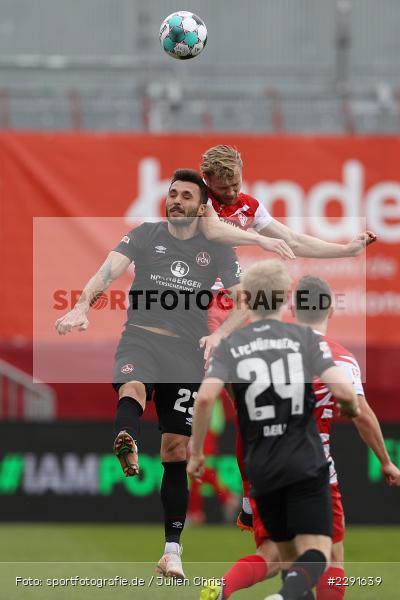 Lars Dietz, Fabian Schleusener, FLYERALARM Arena, Würzburg, 11.04.2021, DFL, sport, action, Fussball, Deutschland, April 2021, Saison 2020/2021, FCN, FWK, Bundesliga, 2. Bundesliga, 1. FC Nürnberg, FC Würzburger Kickers - Bild-ID: 2291639 Lars Dietz, Fabian Schleusener, FLYERALARM Arena, Würzburg, 11.04.2021, DFL, sport, action, Fussball, Deutschland, April 2021, Saison 2020/2021, FCN, FWK, Bundesliga, 2. Bundesliga, 1. FC Nürnberg, FC Würzburger Kickers - Bild-ID: 2291639