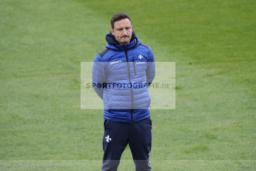 Co-Trainer, Florian Junge, Merck-Stadion, Darmstadt, 16.04.2021, DFL, sport, action, Fussball, Deutschland, April 2021, Saison 2020/2021, SGF, SVD, Bundesliga, 2. Bundesliga, SpVgg Greuther Fürth, SV Darmstadt 98 - Bild-ID: 2291655