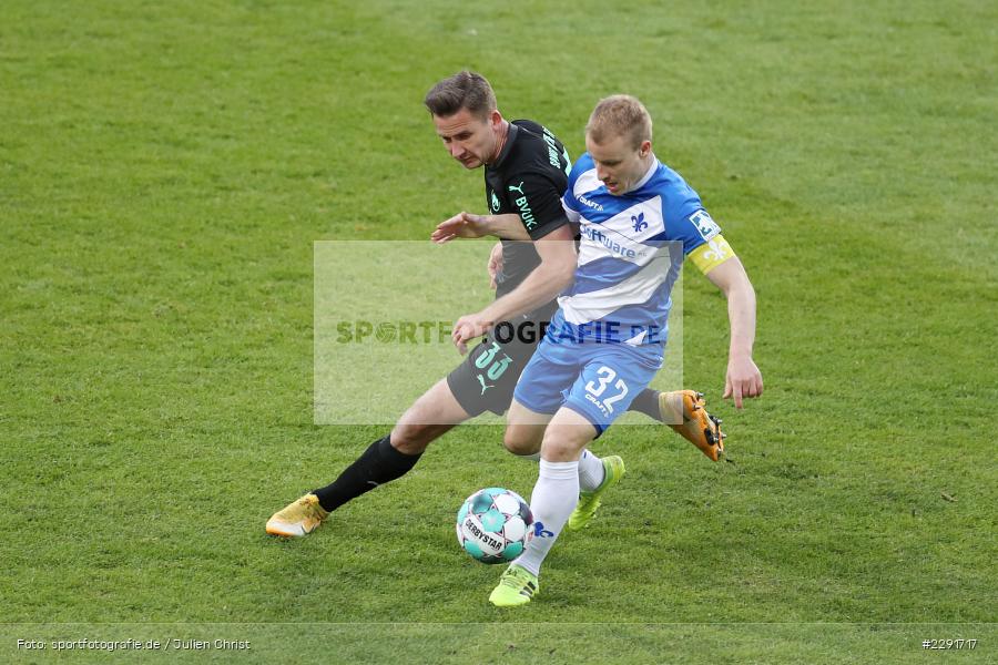 Fabian Holland, Paul Seguin, Merck-Stadion, Darmstadt, 16.04.2021, DFL, sport, action, Fussball, Deutschland, April 2021, Saison 2020/2021, SGF, SVD, Bundesliga, 2. Bundesliga, SpVgg Greuther Fürth, SV Darmstadt 98 - Bild-ID: 2291717 Fabian Holland, Paul Seguin, Merck-Stadion, Darmstadt, 16.04.2021, DFL, sport, action, Fussball, Deutschland, April 2021, Saison 2020/2021, SGF, SVD, Bundesliga, 2. Bundesliga, SpVgg Greuther Fürth, SV Darmstadt 98 - Bild-ID: 2291717
