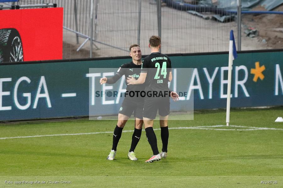 Emotionen, Tor, Torjubel, Anton Stach, David Raum, Merck-Stadion, Darmstadt, 16.04.2021, DFL, sport, action, Fussball, Deutschland, April 2021, Saison 2020/2021, SGF, SVD, Bundesliga, 2. Bundesliga, SpVgg Greuther Fürth, SV Darmstadt 98 - Bild-ID: 2291728 Emotionen, Tor, Torjubel, Anton Stach, David Raum, Merck-Stadion, Darmstadt, 16.04.2021, DFL, sport, action, Fussball, Deutschland, April 2021, Saison 2020/2021, SGF, SVD, Bundesliga, 2. Bundesliga, SpVgg Greuther Fürth, SV Darmstadt 98 - Bild-ID: 2291728