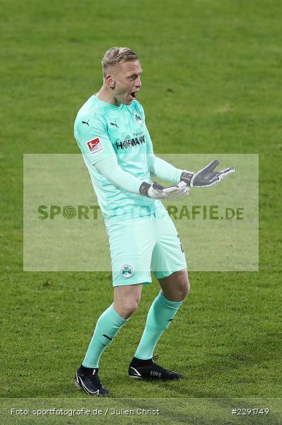 Hände, Arme, gestikuliert, Sascha Burchert, Merck-Stadion, Darmstadt, 16.04.2021, DFL, sport, action, Fussball, Deutschland, April 2021, Saison 2020/2021, SGF, SVD, Bundesliga, 2. Bundesliga, SpVgg Greuther Fürth, SV Darmstadt 98 - Bild-ID: 2291749