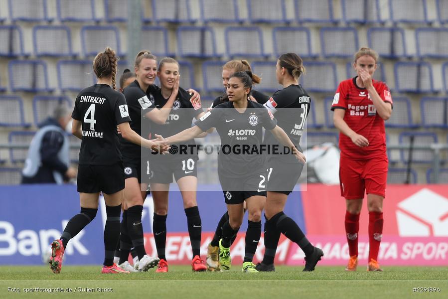 Freude, Torjubel, Sophia Kleinherne, Letícia Santos de Oliveira, Stadion am Brentanobad, Frankfurt, 18.04.2021, DFL, sport, action, Fussball, Deutschland, April 2021, Saison 2020/2021, Frauen-Bundesliga, FFBL, FLYERALARM Frauen-Bundesliga, SC Sand, Eintracht Frankfurt - Bild-ID: 2291896 Freude, Torjubel, Sophia Kleinherne, Letícia Santos de Oliveira, Stadion am Brentanobad, Frankfurt, 18.04.2021, DFL, sport, action, Fussball, Deutschland, April 2021, Saison 2020/2021, Frauen-Bundesliga, FFBL, FLYERALARM Frauen-Bundesliga, SC Sand, Eintracht Frankfurt - Bild-ID: 2291896