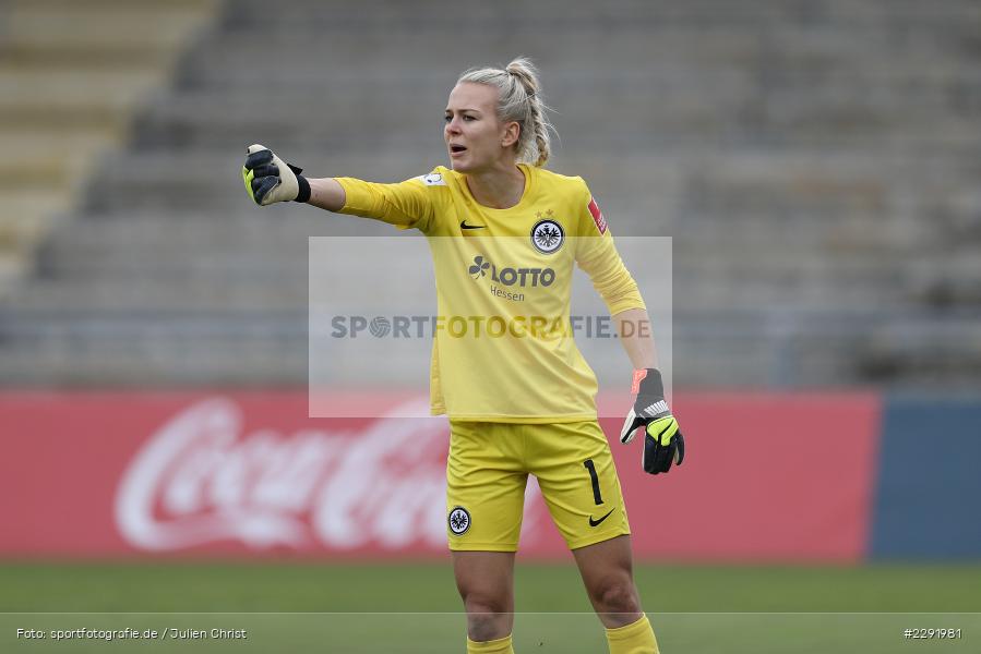 Merle Frohms, Stadion am Brentanobad, Frankfurt, 18.04.2021, DFL, sport, action, Fussball, Deutschland, April 2021, Saison 2020/2021, Frauen-Bundesliga, FFBL, FLYERALARM Frauen-Bundesliga, SC Sand, Eintracht Frankfurt - Bild-ID: 2291981 Merle Frohms, Stadion am Brentanobad, Frankfurt, 18.04.2021, DFL, sport, action, Fussball, Deutschland, April 2021, Saison 2020/2021, Frauen-Bundesliga, FFBL, FLYERALARM Frauen-Bundesliga, SC Sand, Eintracht Frankfurt - Bild-ID: 2291981