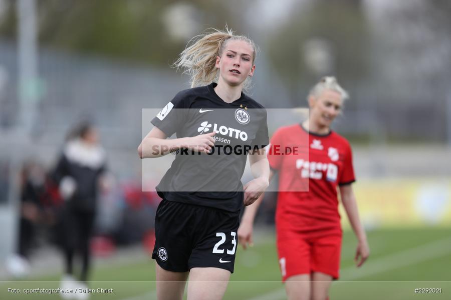 Camilla Küver, Stadion am Brentanobad, Frankfurt, 18.04.2021, DFL, sport, action, Fussball, Deutschland, April 2021, Saison 2020/2021, Frauen-Bundesliga, FFBL, FLYERALARM Frauen-Bundesliga, SC Sand, Eintracht Frankfurt - Bild-ID: 2292021 Camilla Küver, Stadion am Brentanobad, Frankfurt, 18.04.2021, DFL, sport, action, Fussball, Deutschland, April 2021, Saison 2020/2021, Frauen-Bundesliga, FFBL, FLYERALARM Frauen-Bundesliga, SC Sand, Eintracht Frankfurt - Bild-ID: 2292021