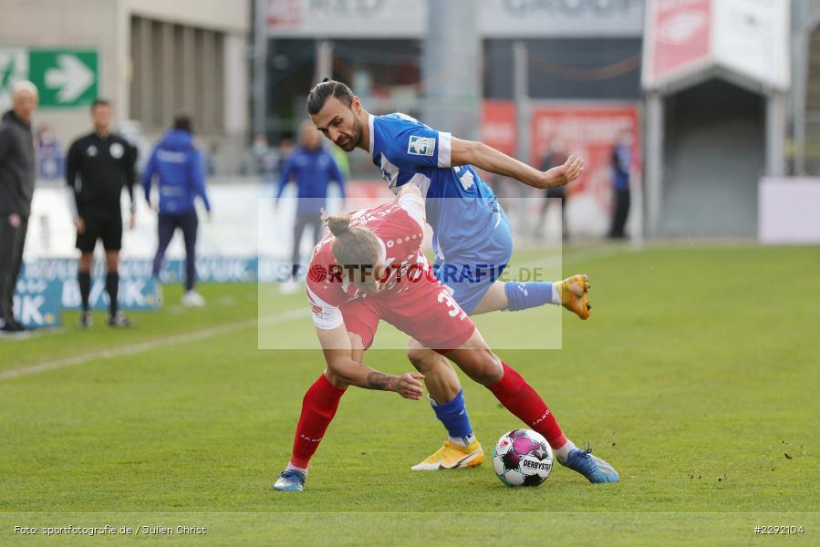 Serdar Dursun, Rolf Feltscher, FLYERALARM-Arena, Würzburg, 20.04.2021, DFL, sport, action, Fussball, Deutschland, April 2021, Saison 2020/2021, SVD, FWK, Bundesliga, 2. Bundesliga, SV Darmstadt 98, FC Würzburger Kickers - Bild-ID: 2292104 Serdar Dursun, Rolf Feltscher, FLYERALARM-Arena, Würzburg, 20.04.2021, DFL, sport, action, Fussball, Deutschland, April 2021, Saison 2020/2021, SVD, FWK, Bundesliga, 2. Bundesliga, SV Darmstadt 98, FC Würzburger Kickers - Bild-ID: 2292104