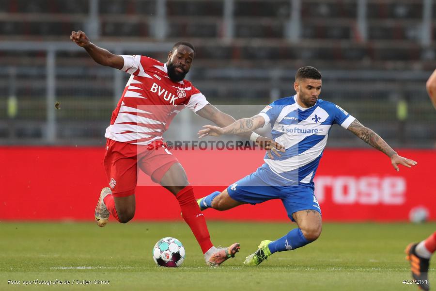 Victor Palsson, Ridge Munsy, FLYERALARM-Arena, Würzburg, 20.04.2021, DFL, sport, action, Fussball, Deutschland, April 2021, Saison 2020/2021, SVD, FWK, Bundesliga, 2. Bundesliga, SV Darmstadt 98, FC Würzburger Kickers - Bild-ID: 2292191 Victor Palsson, Ridge Munsy, FLYERALARM-Arena, Würzburg, 20.04.2021, DFL, sport, action, Fussball, Deutschland, April 2021, Saison 2020/2021, SVD, FWK, Bundesliga, 2. Bundesliga, SV Darmstadt 98, FC Würzburger Kickers - Bild-ID: 2292191