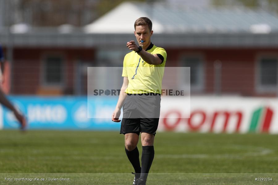 Schiedsrichter, Philipp Schlegel, Main-Echo Arena, Alzenau, 24.04.2021, DFB, sport, action, Fussball, Deutschland, April 2021, Saison 2020/2021, FKP, FCB, 4. Liga, Regionalliga, Regionalliga Südwest, FK Pirmasens, FC Bayern Alzenau - Bild-ID: 2292234 Schiedsrichter, Philipp Schlegel, Main-Echo Arena, Alzenau, 24.04.2021, DFB, sport, action, Fussball, Deutschland, April 2021, Saison 2020/2021, FKP, FCB, 4. Liga, Regionalliga, Regionalliga Südwest, FK Pirmasens, FC Bayern Alzenau - Bild-ID: 2292234