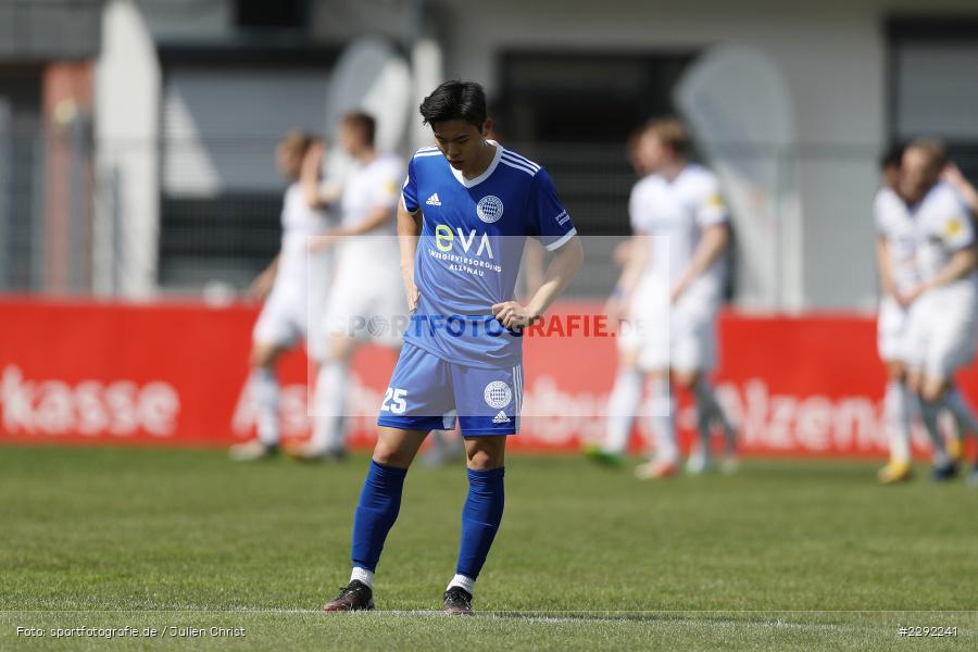 Mingi Kang, Main-Echo Arena, Alzenau, 24.04.2021, DFB, sport, action, Fussball, Deutschland, April 2021, Saison 2020/2021, FKP, FCB, 4. Liga, Regionalliga, Regionalliga Südwest, FK Pirmasens, FC Bayern Alzenau - Bild-ID: 2292241 Mingi Kang, Main-Echo Arena, Alzenau, 24.04.2021, DFB, sport, action, Fussball, Deutschland, April 2021, Saison 2020/2021, FKP, FCB, 4. Liga, Regionalliga, Regionalliga Südwest, FK Pirmasens, FC Bayern Alzenau - Bild-ID: 2292241