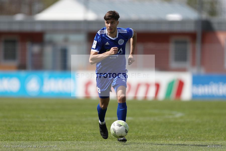 Dominik Crljenec, Main-Echo Arena, Alzenau, 24.04.2021, DFB, sport, action, Fussball, Deutschland, April 2021, Saison 2020/2021, FKP, FCB, 4. Liga, Regionalliga, Regionalliga Südwest, FK Pirmasens, FC Bayern Alzenau - Bild-ID: 2292247 Dominik Crljenec, Main-Echo Arena, Alzenau, 24.04.2021, DFB, sport, action, Fussball, Deutschland, April 2021, Saison 2020/2021, FKP, FCB, 4. Liga, Regionalliga, Regionalliga Südwest, FK Pirmasens, FC Bayern Alzenau - Bild-ID: 2292247