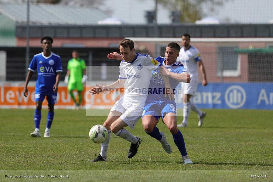 Michael Martin, Sascha Hammann, Main-Echo Arena, Alzenau, 24.04.2021, DFB, sport, action, Fussball, Deutschland, April 2021, Saison 2020/2021, FKP, FCB, 4. Liga, Regionalliga, Regionalliga Südwest, FK Pirmasens, FC Bayern Alzenau - Bild-ID: 2292278