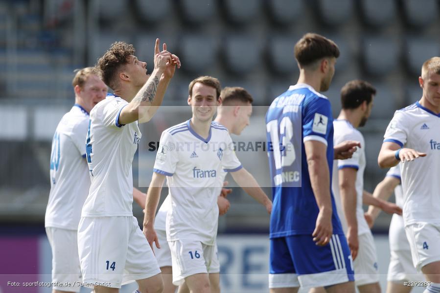 Tor, Torjubel, Tom Schmitt, Main-Echo Arena, Alzenau, 24.04.2021, DFB, sport, action, Fussball, Deutschland, April 2021, Saison 2020/2021, FKP, FCB, 4. Liga, Regionalliga, Regionalliga Südwest, FK Pirmasens, FC Bayern Alzenau - Bild-ID: 2292283 Tor, Torjubel, Tom Schmitt, Main-Echo Arena, Alzenau, 24.04.2021, DFB, sport, action, Fussball, Deutschland, April 2021, Saison 2020/2021, FKP, FCB, 4. Liga, Regionalliga, Regionalliga Südwest, FK Pirmasens, FC Bayern Alzenau - Bild-ID: 2292283