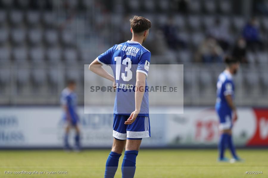 Dominik Crljenec, Main-Echo Arena, Alzenau, 24.04.2021, DFB, sport, action, Fussball, Deutschland, April 2021, Saison 2020/2021, FKP, FCB, 4. Liga, Regionalliga, Regionalliga Südwest, FK Pirmasens, FC Bayern Alzenau - Bild-ID: 2292294 Dominik Crljenec, Main-Echo Arena, Alzenau, 24.04.2021, DFB, sport, action, Fussball, Deutschland, April 2021, Saison 2020/2021, FKP, FCB, 4. Liga, Regionalliga, Regionalliga Südwest, FK Pirmasens, FC Bayern Alzenau - Bild-ID: 2292294