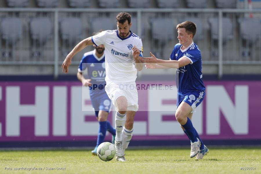 Tim Grünewald, David Becker, Main-Echo Arena, Alzenau, 24.04.2021, DFB, sport, action, Fussball, Deutschland, April 2021, Saison 2020/2021, FKP, FCB, 4. Liga, Regionalliga, Regionalliga Südwest, FK Pirmasens, FC Bayern Alzenau - Bild-ID: 2292301 Tim Grünewald, David Becker, Main-Echo Arena, Alzenau, 24.04.2021, DFB, sport, action, Fussball, Deutschland, April 2021, Saison 2020/2021, FKP, FCB, 4. Liga, Regionalliga, Regionalliga Südwest, FK Pirmasens, FC Bayern Alzenau - Bild-ID: 2292301