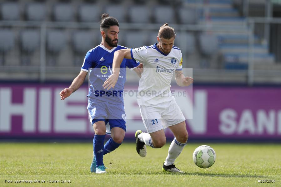 Aret Demir, Dennis Chessa, Main-Echo Arena, Alzenau, 24.04.2021, DFB, sport, action, Fussball, Deutschland, April 2021, Saison 2020/2021, FKP, FCB, 4. Liga, Regionalliga, Regionalliga Südwest, FK Pirmasens, FC Bayern Alzenau - Bild-ID: 2292309 Aret Demir, Dennis Chessa, Main-Echo Arena, Alzenau, 24.04.2021, DFB, sport, action, Fussball, Deutschland, April 2021, Saison 2020/2021, FKP, FCB, 4. Liga, Regionalliga, Regionalliga Südwest, FK Pirmasens, FC Bayern Alzenau - Bild-ID: 2292309