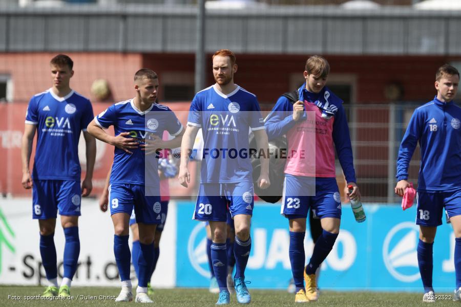 Michael Martin, Luca Bergmann, Nils Kohlbacher, Nils Fischer, Main-Echo Arena, Alzenau, 24.04.2021, DFB, sport, action, Fussball, Deutschland, April 2021, Saison 2020/2021, FKP, FCB, 4. Liga, Regionalliga, Regionalliga Südwest, FK Pirmasens, FC Bayern Alzenau - Bild-ID: 2292322 Michael Martin, Luca Bergmann, Nils Kohlbacher, Nils Fischer, Main-Echo Arena, Alzenau, 24.04.2021, DFB, sport, action, Fussball, Deutschland, April 2021, Saison 2020/2021, FKP, FCB, 4. Liga, Regionalliga, Regionalliga Südwest, FK Pirmasens, FC Bayern Alzenau - Bild-ID: 2292322