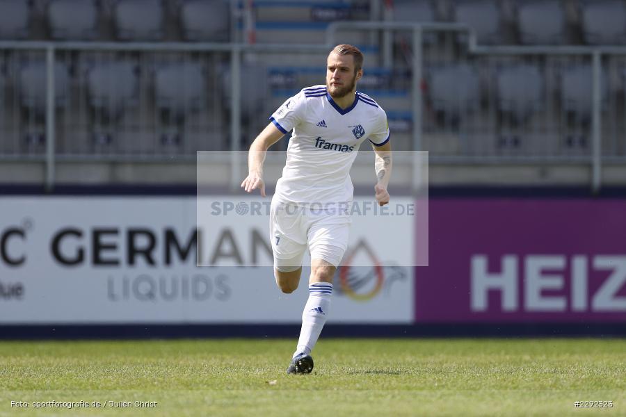 Benno Mohr, Main-Echo Arena, Alzenau, 24.04.2021, DFB, sport, action, Fussball, Deutschland, April 2021, Saison 2020/2021, FKP, FCB, 4. Liga, Regionalliga, Regionalliga Südwest, FK Pirmasens, FC Bayern Alzenau - Bild-ID: 2292323