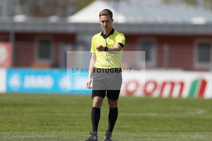 Schiedsrichter, Philipp Schlegel, Main-Echo Arena, Alzenau, 24.04.2021, DFB, sport, action, Fussball, Deutschland, April 2021, Saison 2020/2021, FKP, FCB, 4. Liga, Regionalliga, Regionalliga Südwest, FK Pirmasens, FC Bayern Alzenau - Bild-ID: 2292327 Schiedsrichter, Philipp Schlegel, Main-Echo Arena, Alzenau, 24.04.2021, DFB, sport, action, Fussball, Deutschland, April 2021, Saison 2020/2021, FKP, FCB, 4. Liga, Regionalliga, Regionalliga Südwest, FK Pirmasens, FC Bayern Alzenau - Bild-ID: 2292327