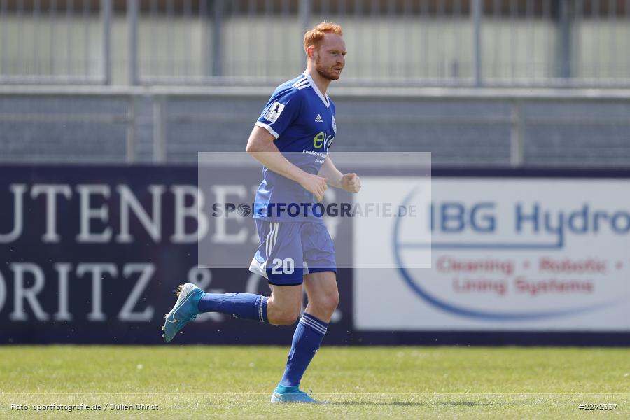 Nils Fischer, Main-Echo Arena, Alzenau, 24.04.2021, DFB, sport, action, Fussball, Deutschland, April 2021, Saison 2020/2021, FKP, FCB, 4. Liga, Regionalliga, Regionalliga Südwest, FK Pirmasens, FC Bayern Alzenau - Bild-ID: 2292337