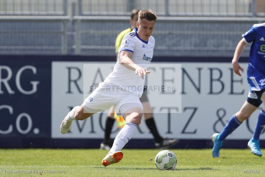 Moritz Zimmer, Main-Echo Arena, Alzenau, 24.04.2021, DFB, sport, action, Fussball, Deutschland, April 2021, Saison 2020/2021, FKP, FCB, 4. Liga, Regionalliga, Regionalliga Südwest, FK Pirmasens, FC Bayern Alzenau - Bild-ID: 2292344