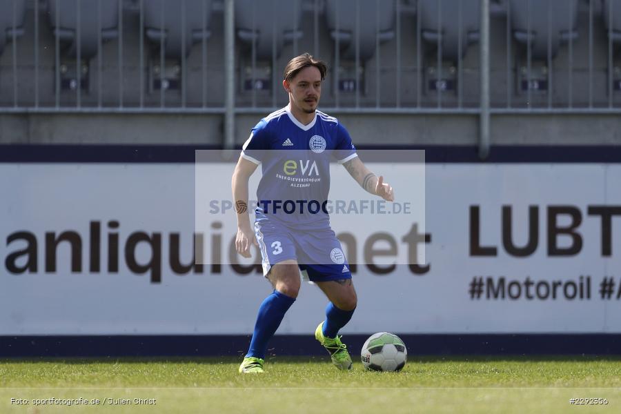 Daniel Haritonov, Main-Echo Arena, Alzenau, 24.04.2021, DFB, sport, action, Fussball, Deutschland, April 2021, Saison 2020/2021, FKP, FCB, 4. Liga, Regionalliga, Regionalliga Südwest, FK Pirmasens, FC Bayern Alzenau - Bild-ID: 2292356