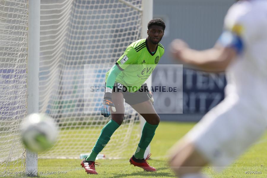 Torwart, Leonnel Mballa Mvogo, Main-Echo Arena, Alzenau, 24.04.2021, DFB, sport, action, Fussball, Deutschland, April 2021, Saison 2020/2021, FKP, FCB, 4. Liga, Regionalliga, Regionalliga Südwest, FK Pirmasens, FC Bayern Alzenau - Bild-ID: 2292360