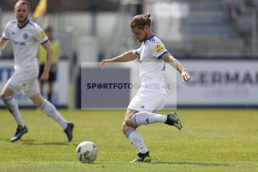 Torschuss, Dennis Chessa, Main-Echo Arena, Alzenau, 24.04.2021, DFB, sport, action, Fussball, Deutschland, April 2021, Saison 2020/2021, FKP, FCB, 4. Liga, Regionalliga, Regionalliga Südwest, FK Pirmasens, FC Bayern Alzenau - Bild-ID: 2292396 Torschuss, Dennis Chessa, Main-Echo Arena, Alzenau, 24.04.2021, DFB, sport, action, Fussball, Deutschland, April 2021, Saison 2020/2021, FKP, FCB, 4. Liga, Regionalliga, Regionalliga Südwest, FK Pirmasens, FC Bayern Alzenau - Bild-ID: 2292396