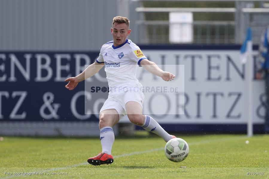 Luca Eichhorn, Main-Echo Arena, Alzenau, 24.04.2021, DFB, sport, action, Fussball, Deutschland, April 2021, Saison 2020/2021, FKP, FCB, 4. Liga, Regionalliga, Regionalliga Südwest, FK Pirmasens, FC Bayern Alzenau - Bild-ID: 2292402