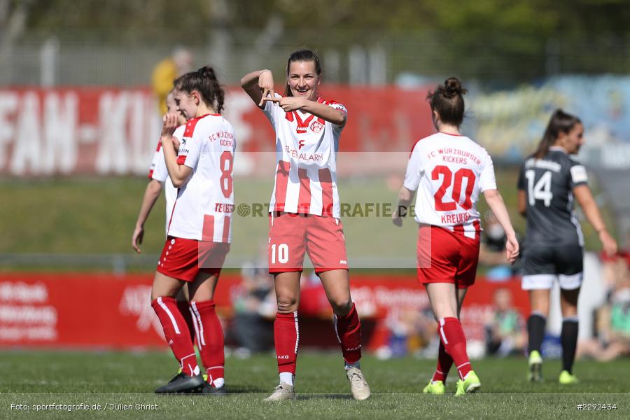Gestik, Freude, Torjubel, Medina Desic, Soccergirl Sportpark, Würzburg, 25.04.2021, DFL, sport, action, Fussball, Deutschland, April 2021, Saison 2020/2021, FFC, FWK, Frauen, Süd, 2. Frauen-Bundesliga, 1. FFC Niederkirchen, FC Würzburger Kickers - Bild-ID: 2292434 Gestik, Freude, Torjubel, Medina Desic, Soccergirl Sportpark, Würzburg, 25.04.2021, DFL, sport, action, Fussball, Deutschland, April 2021, Saison 2020/2021, FFC, FWK, Frauen, Süd, 2. Frauen-Bundesliga, 1. FFC Niederkirchen, FC Würzburger Kickers - Bild-ID: 2292434