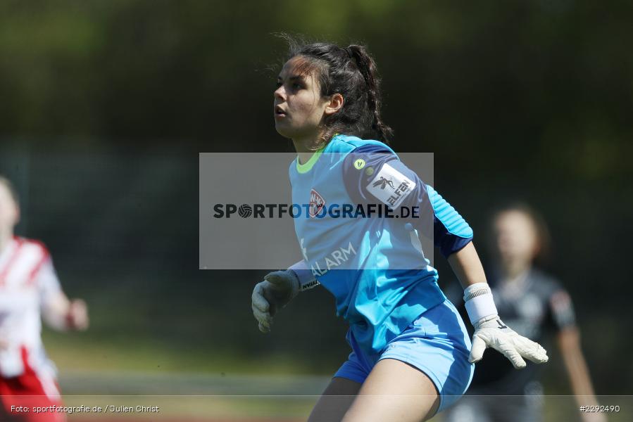 Torwart, Johanna Popp, Soccergirl Sportpark, Würzburg, 25.04.2021, DFL, sport, action, Fussball, Deutschland, April 2021, Saison 2020/2021, FFC, FWK, Frauen, Süd, 2. Frauen-Bundesliga, 1. FFC Niederkirchen, FC Würzburger Kickers - Bild-ID: 2292490 Torwart, Johanna Popp, Soccergirl Sportpark, Würzburg, 25.04.2021, DFL, sport, action, Fussball, Deutschland, April 2021, Saison 2020/2021, FFC, FWK, Frauen, Süd, 2. Frauen-Bundesliga, 1. FFC Niederkirchen, FC Würzburger Kickers - Bild-ID: 2292490
