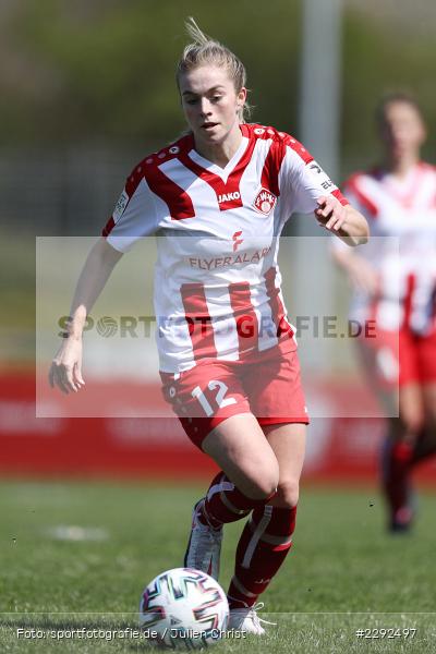 Jenaya Robertson, Soccergirl Sportpark, Würzburg, 25.04.2021, DFL, sport, action, Fussball, Deutschland, April 2021, Saison 2020/2021, FFC, FWK, Frauen, Süd, 2. Frauen-Bundesliga, 1. FFC Niederkirchen, FC Würzburger Kickers - Bild-ID: 2292497