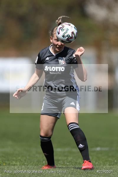 Alena Wolf, Soccergirl Sportpark, Würzburg, 25.04.2021, DFL, sport, action, Fussball, Deutschland, April 2021, Saison 2020/2021, FFC, FWK, Frauen, Süd, 2. Frauen-Bundesliga, 1. FFC Niederkirchen, FC Würzburger Kickers - Bild-ID: 2292501