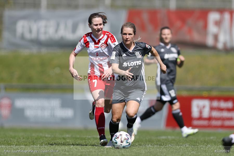 Maria Ansmann, Natalia Wanda Stulin, Soccergirl Sportpark, Würzburg, 25.04.2021, DFL, sport, action, Fussball, Deutschland, April 2021, Saison 2020/2021, FFC, FWK, Frauen, Süd, 2. Frauen-Bundesliga, 1. FFC Niederkirchen, FC Würzburger Kickers - Bild-ID: 2292509 Maria Ansmann, Natalia Wanda Stulin, Soccergirl Sportpark, Würzburg, 25.04.2021, DFL, sport, action, Fussball, Deutschland, April 2021, Saison 2020/2021, FFC, FWK, Frauen, Süd, 2. Frauen-Bundesliga, 1. FFC Niederkirchen, FC Würzburger Kickers - Bild-ID: 2292509